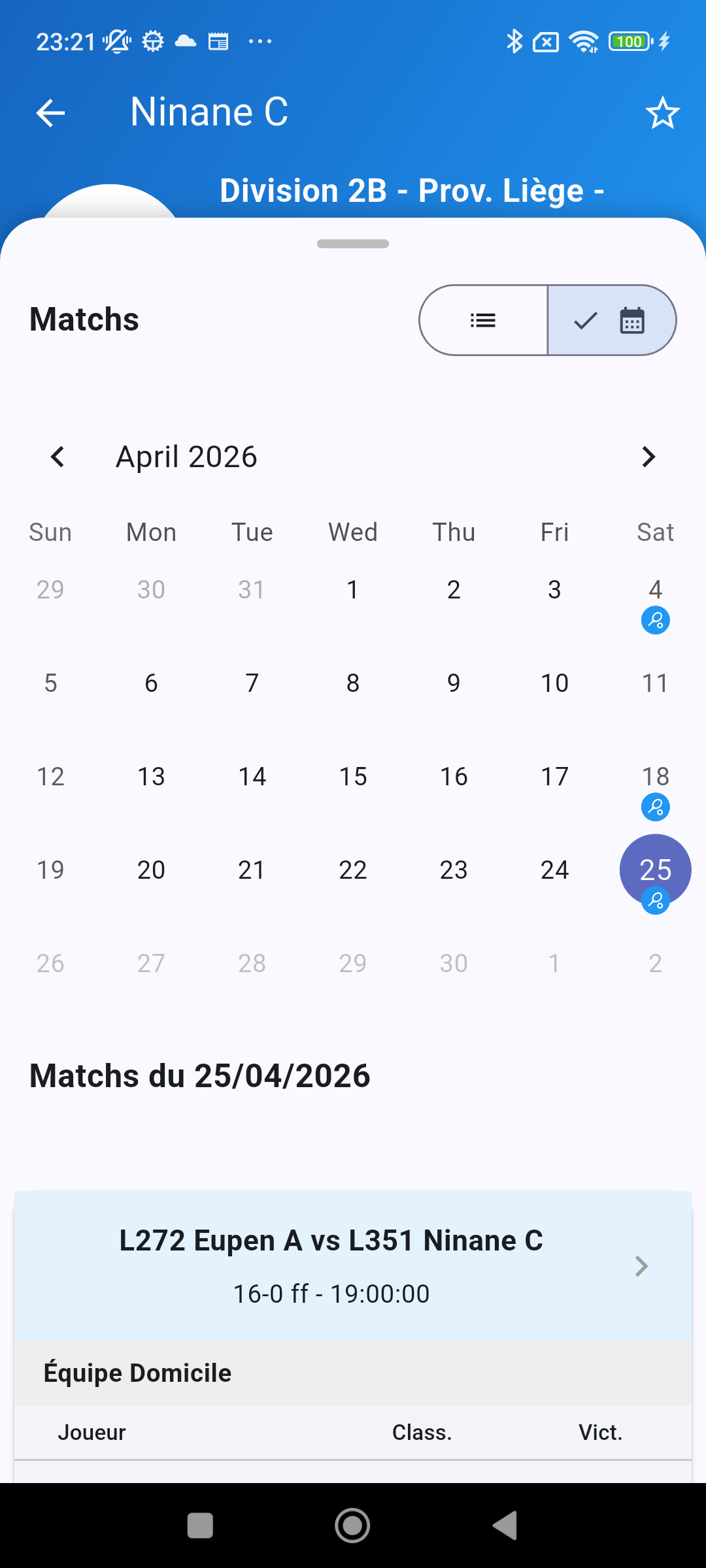 Calendrier